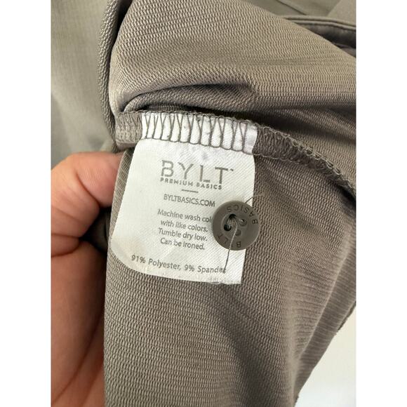 Men's Bylt Basics DCSS Executive Taupe Short Sleeve Collared Polo w/Pocket-XL - Picture 4 of 5